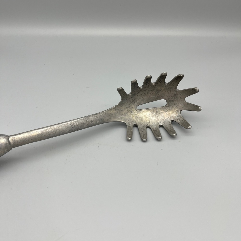 Lenox Pewter Pasta Server Serving Utensil Kitchen Spaghetti Server - Picture 2 of 7